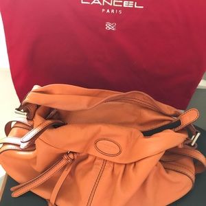 Lancel Leather Hobo Bag